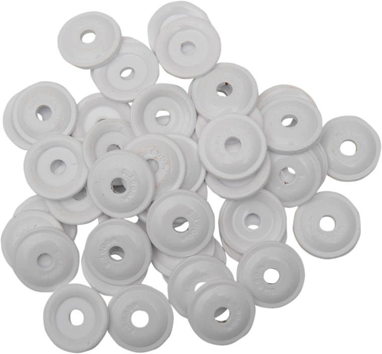 Woody's - Support Plates - White - 48 Pack - Round Digger Aluminum Support Plates - AWA-3815 Woody's - Support Plates - White - 48 Pack - Round Digger Aluminum Support Plates - AWA-3815
