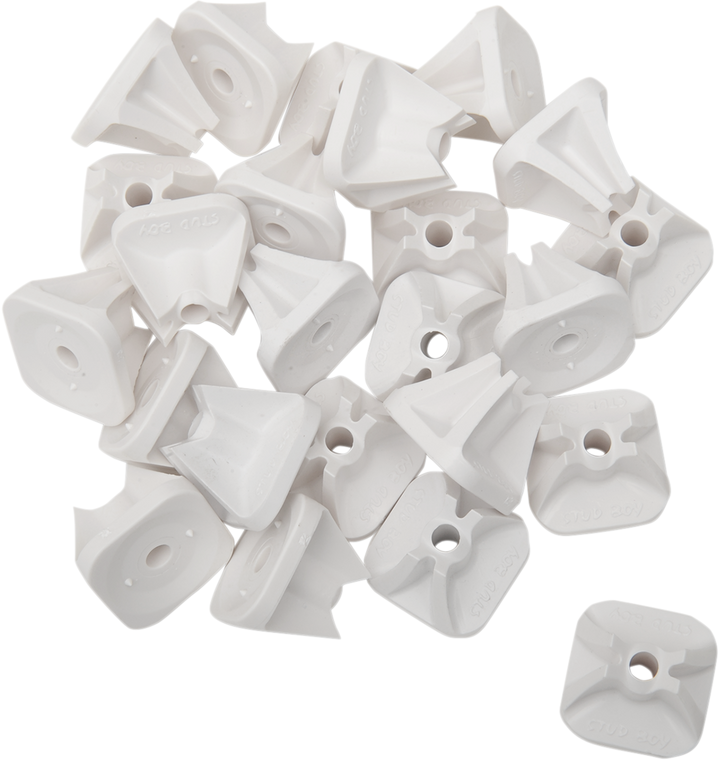 Stud Boy - Single Backer Plates - White - 84 Pack - Pro Series Super Lite Backing Plates - 2513-P8-WHT