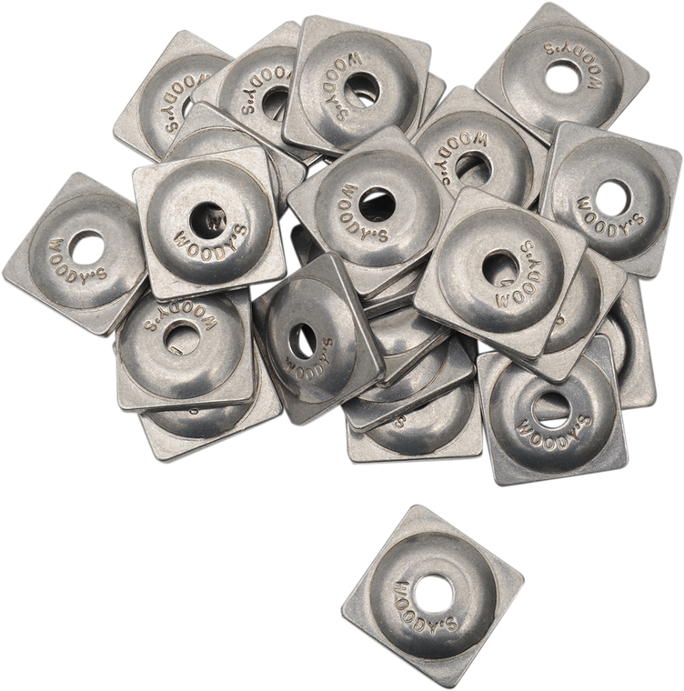 Woody's - Support Plates - Natural - 5/16" - 6 Pack - Square Digger Aluminum Support Plates - ASW2-3775-F Woody's - Support Plates - Natural - 5/16" - 6 Pack - Square Digger Aluminum Support Plates - ASW2-3775-F