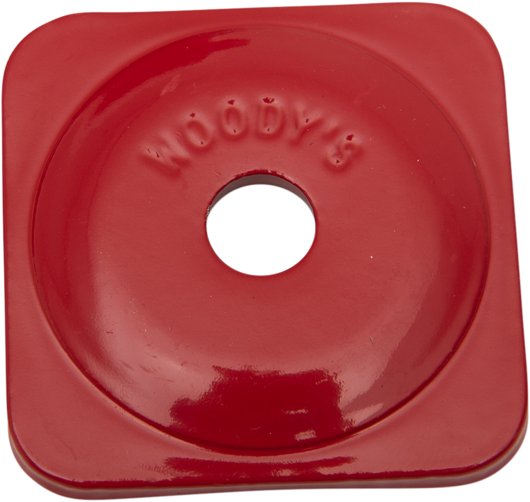 Woody's - Support Plates - Red - Square - 48 Pack - Grand Digger Support Plates - ASG-3790-48