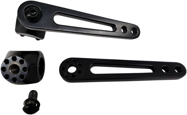 Rivco - Adjustable Highway Peg Mounts - 1-1/4" - Black - Adjustable Highway Peg Mount - HD005BK