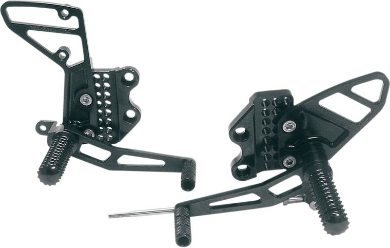 Vortex - Rearset - Black - CBR600/1000RR - Original Rearsets - RS205K Vortex - Rearset - Black - CBR600/1000RR - Original Rearsets - RS205K