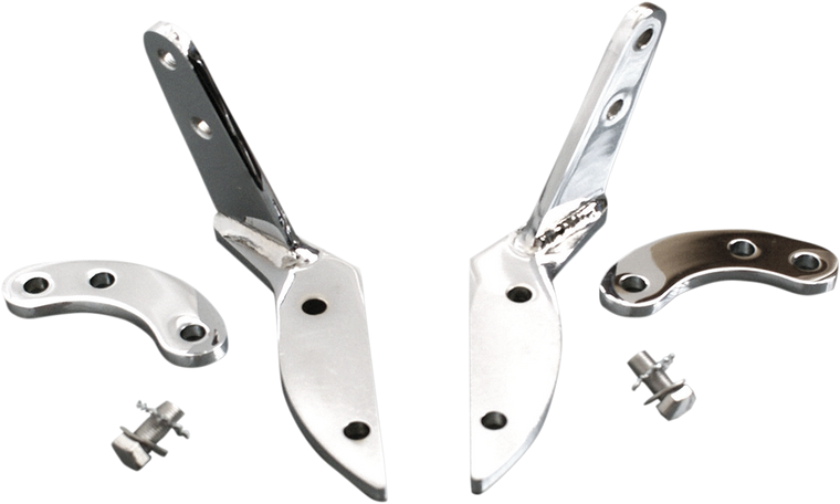 Rivco - Highway Peg Mount - Chrome - Highway Peg Mounts for Can-Am Spyder Rt - CA004-RTC
