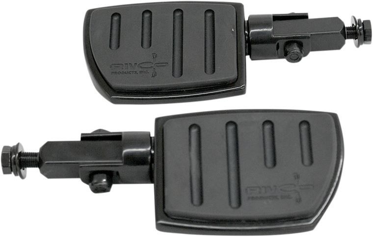 Rivco - Flatfoot Wide Pegs - Black - Flatfoot Pegs - PEGSWBK