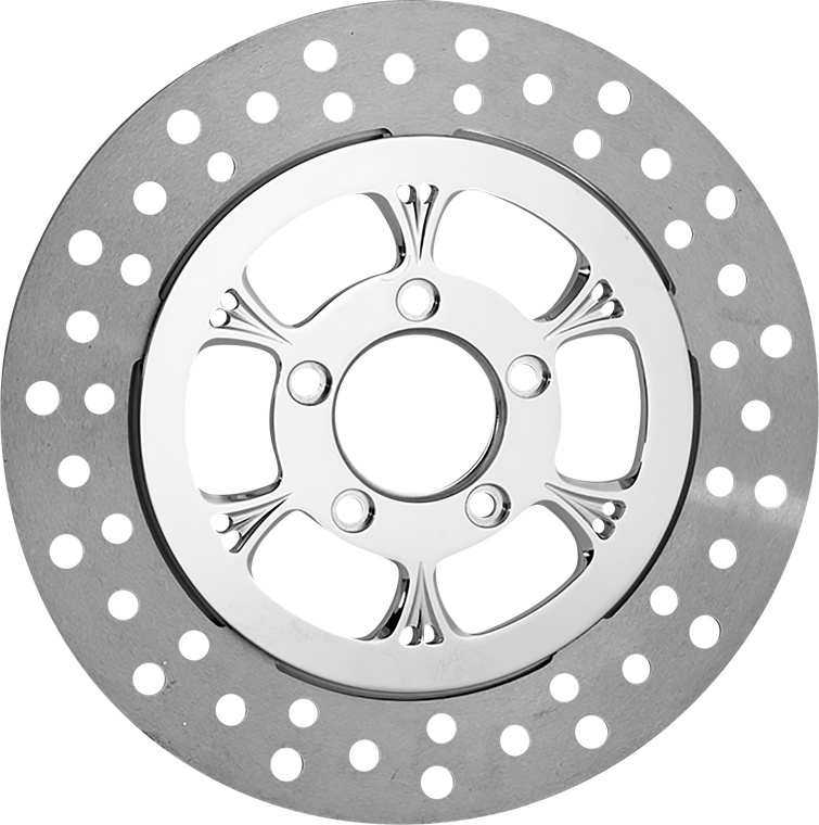 Rc Component - Brake Rotor - Front Right - Majestic - Chrome - Floating Front Rotor - COG117102CLF2K