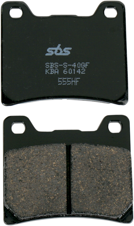 Sbs - HF Brake Pads - FJ/FZR 600 - HF Street Ceramic Organic Brake Pads - 555HF