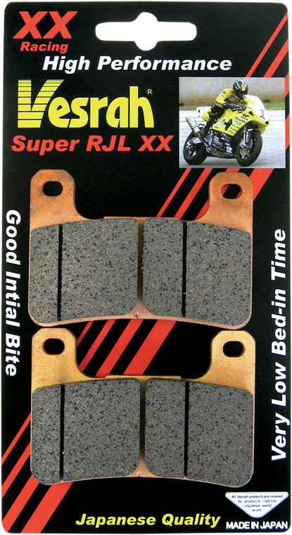 Vesrah - JL Sintered Metal Brake Pads - VD-355RJL-XX - RJL XX High-Performance Race Pads - VD-355XX