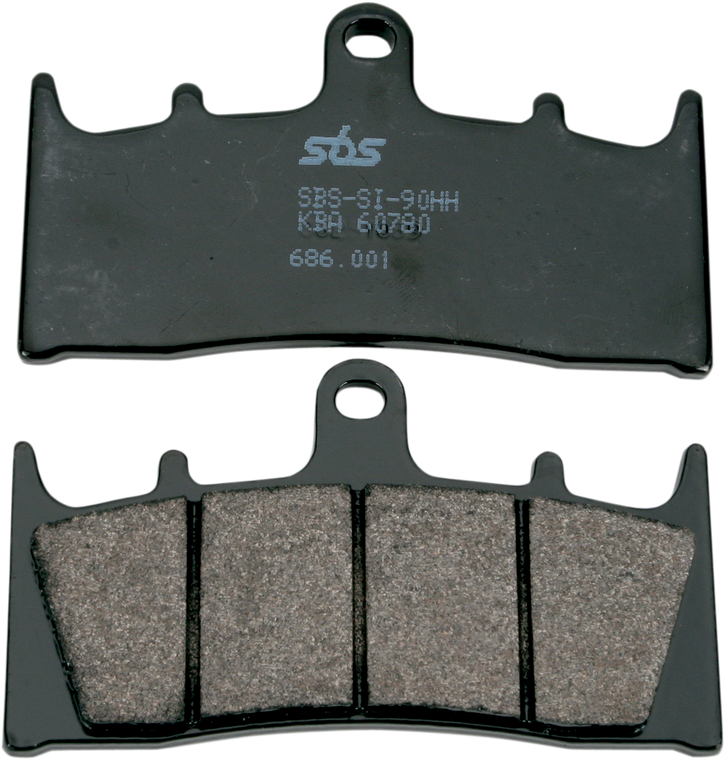 Sbs - HS Brake Pads - Kawasaki/Suzuki - 686HS - HS Street Excel Sintered Front Brake Pads - 686HS
