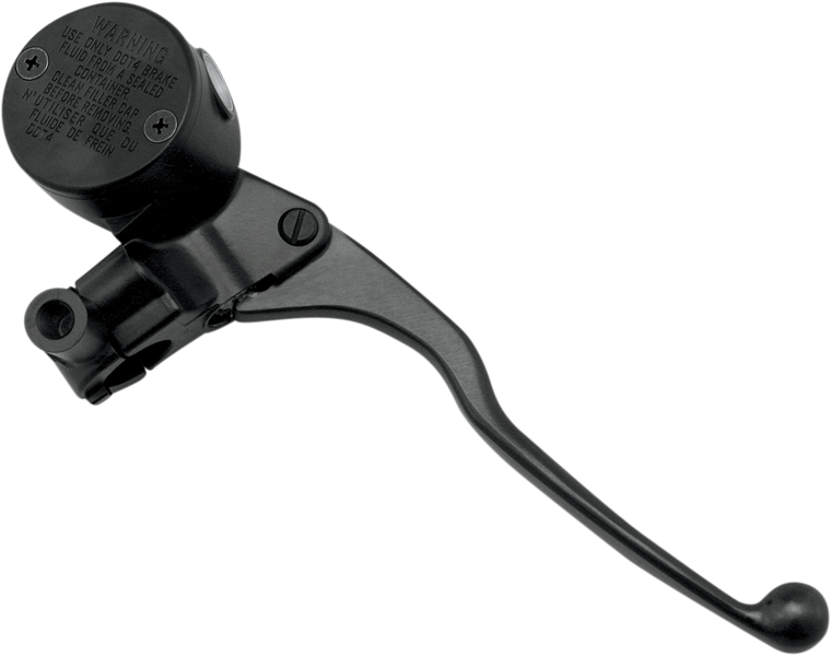 Shindy - Master Cylinder - Round - 1/2" - Black - Retro Round Master Cylinder Kit - 17-654H