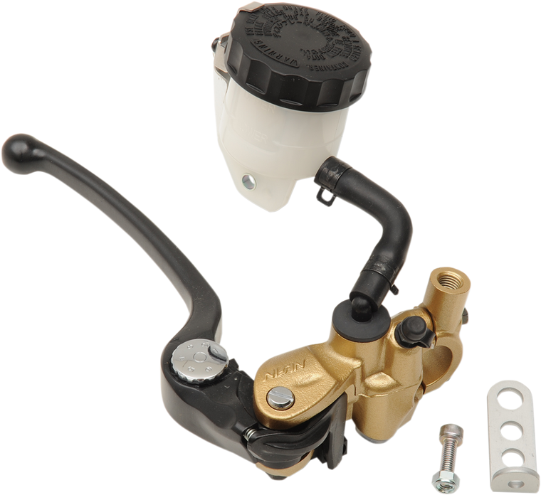 Shindy - Master Cylinder - Radial - 19 mm - Gold/Black - Radial Master Brake Kit - 17-658K