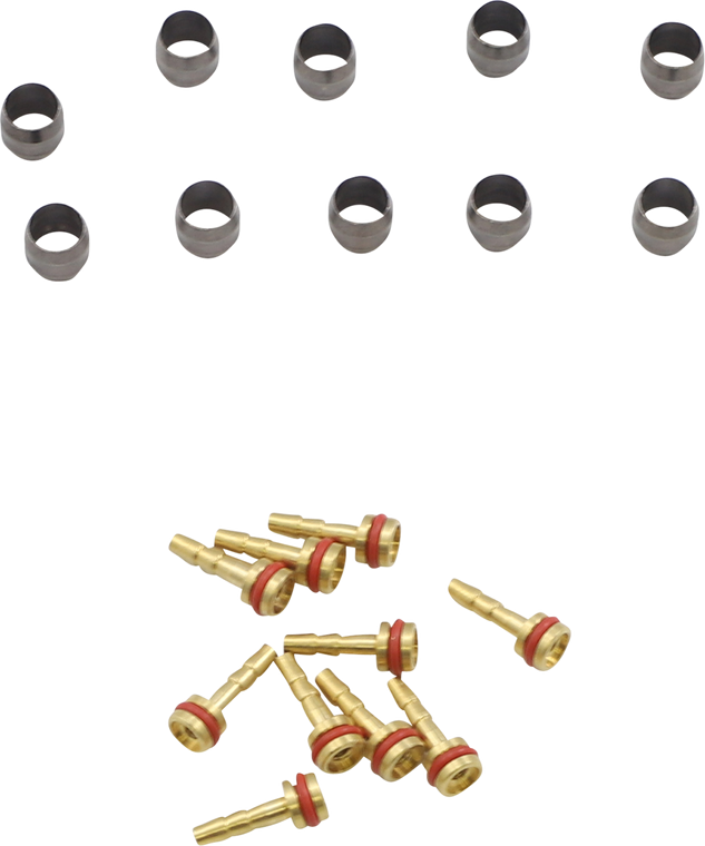 Trp Cycling Components - Hydraulic Hose Olive and Barb Kit = 10 Pack - Hydraulic Hose Olive and Barb Kit - AB0T000883