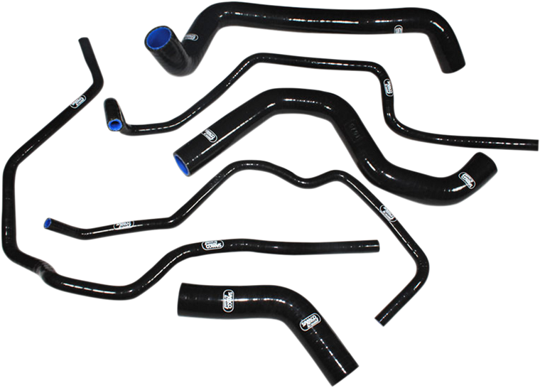 Samco Sport - Radiator Hose Kit - Black - Triumph - Radiator Hose Kit  Standard - TRI-14BLK