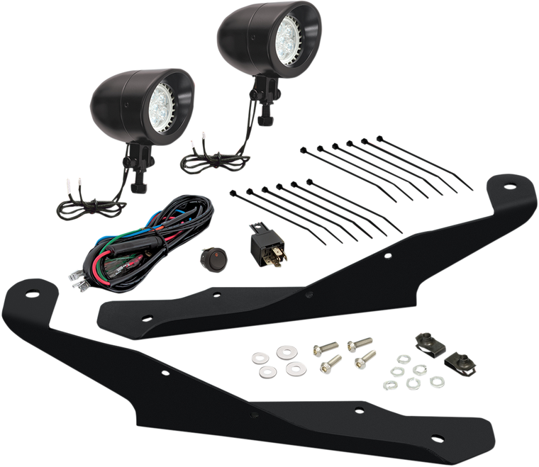 Show Chrome - Mini LED - Driving Light - Black Mini LED Light kit - 41-401BK