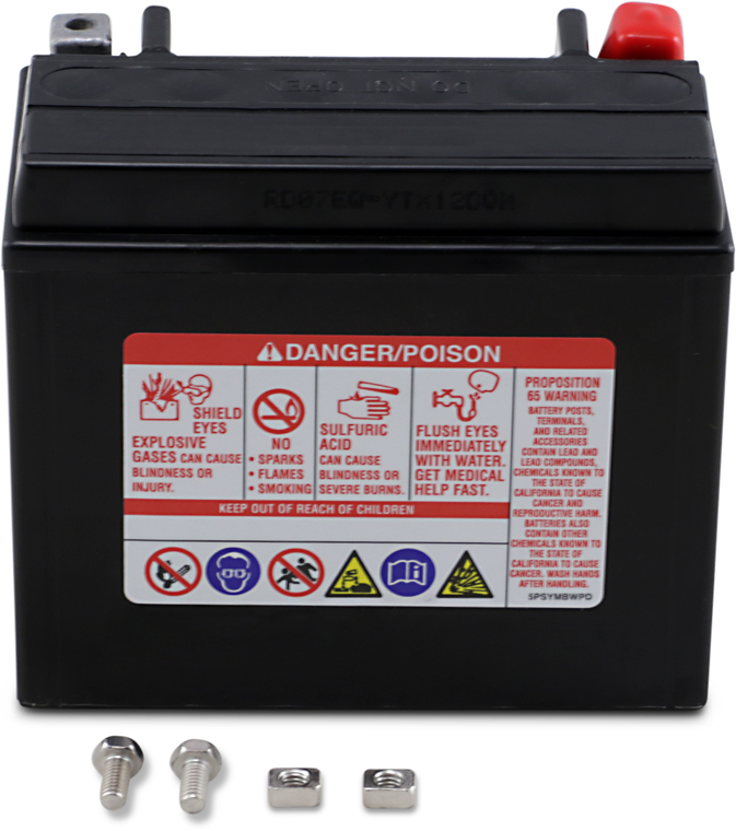 Yuasa - AGM Battery - YTX12 - AGM Maintenance-Free Battery - YUAM7RH2STWN
