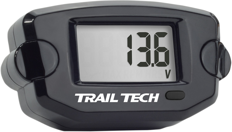 Trail Tech - Voltage Meter - Black - Voltage Meter - 742-V00-BL Trail Tech - Voltage Meter - Black - Voltage Meter - 742-V00-BL