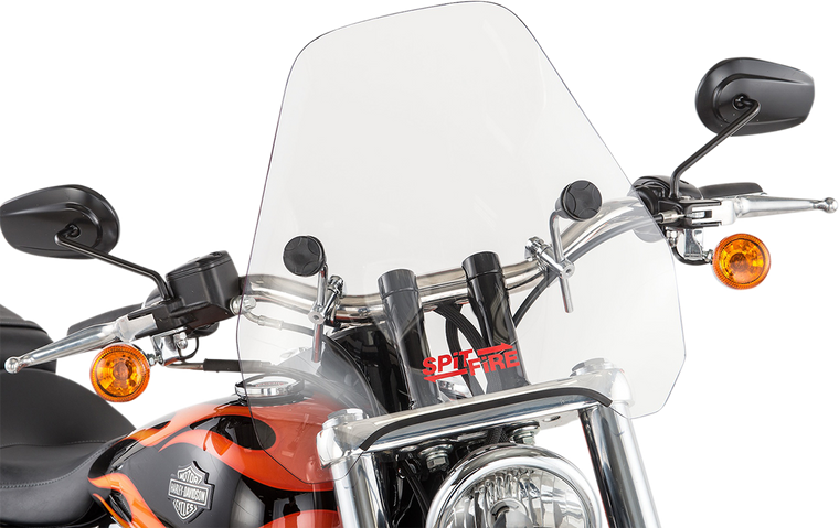 Slipstreamer - S-06 Windshield - Clear - S-06 Spitfire Sport Shield - S-06-CHR-C