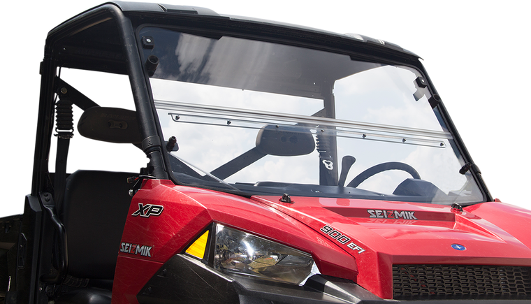 Seizmik - Folding Windshield - Polycarbonate - Versa-Fold Windshield - 24001