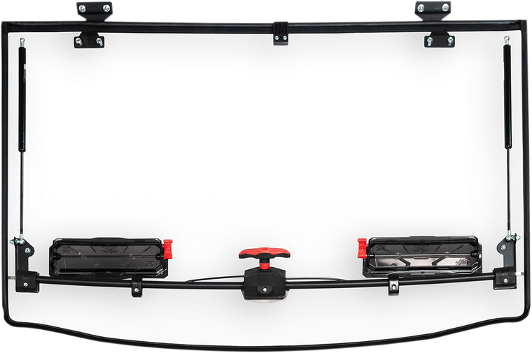 Seizmik - Flip-Up Windshield - Pro-Fit - Polaris - Flip-Up Windshield with Vents - 50-50222KIT