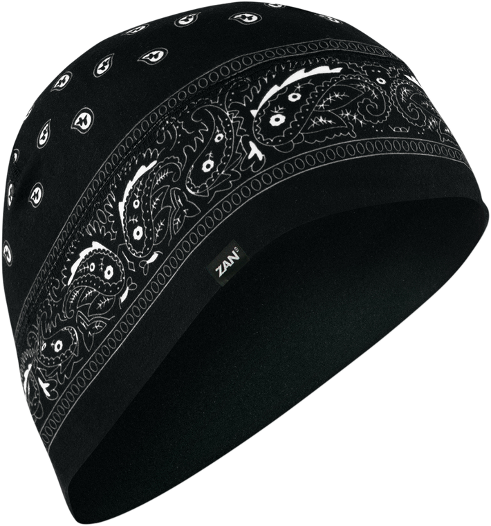 Zan Headgear - SportFlex Beanie - Paisley Black - SportFlex Beanie - WHLL101 Zan Headgear - SportFlex Beanie - Paisley Black - SportFlex Beanie - WHLL101