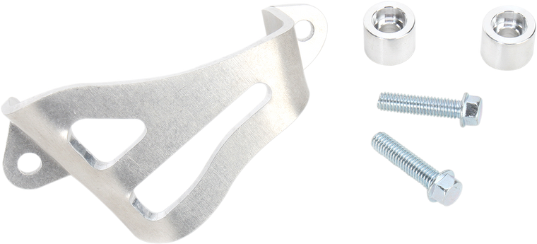 Works Connection - Rear Caliper Guard - CR/CRF - Aluminum Rear Caliper Guard - 25-014