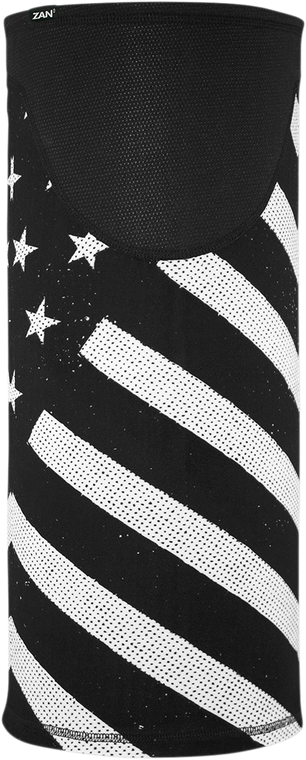 Zan Headgear - SportFlex Windproof Tube - Black/White Flag - SportFlex Windproof Tube - TW091 Zan Headgear - SportFlex Windproof Tube - Black/White Flag - SportFlex Windproof Tube - TW091