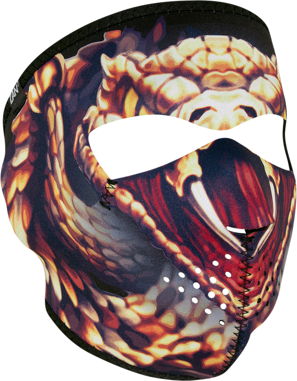 Zan Headgear - Face Mask - Snake - Neoprene Full-Face Mask - WNFM475