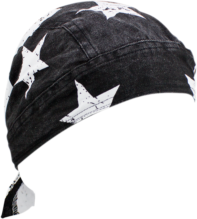 Zan Headgear - Road Hog Flydanna Headwrap - Black/White Flag - Road Hog Flydanna Headwrap - ZSG091 Zan Headgear - Road Hog Flydanna Headwrap - Black/White Flag - Road Hog Flydanna Headwrap - ZSG091