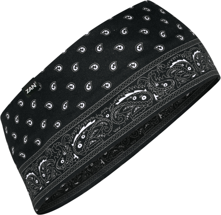 Zan Headgear - SportFlex Headband - Black Paisley - SportFlex Headband - HBL101