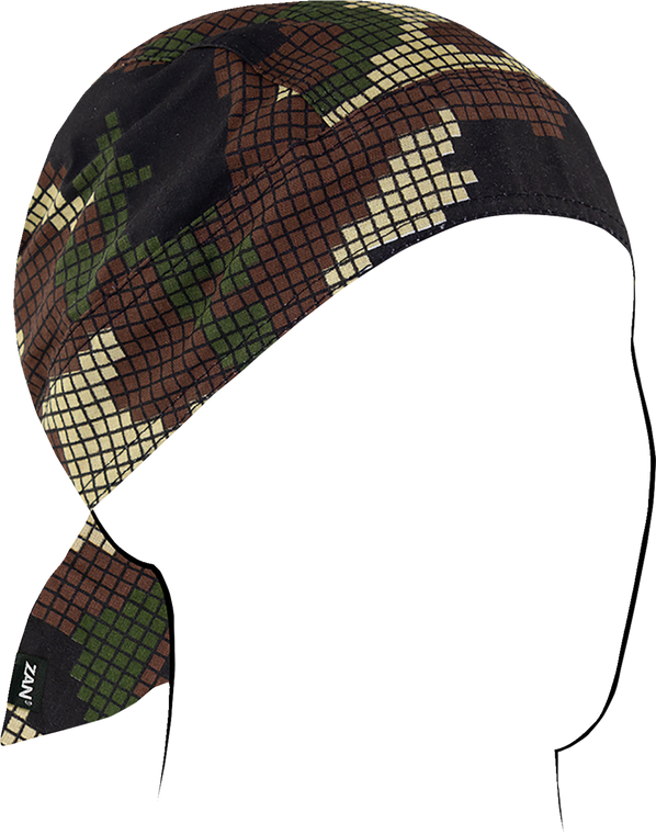 Zan Headgear - Flydanna Cotton Headwrap - Digi Woodland Camo - Flydanna Cotton Headwrap - Z621 Zan Headgear - Flydanna Cotton Headwrap - Digi Woodland Camo - Flydanna Cotton Headwrap - Z621