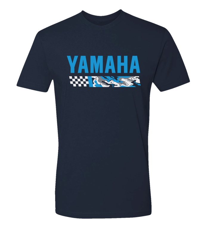 Yamaha Apparel - Yamaha Racing Camo T-Shirt - Blue - 2XL - Yamaha Racing Camo Logo T-Shirt - NP21S-M3114-2X