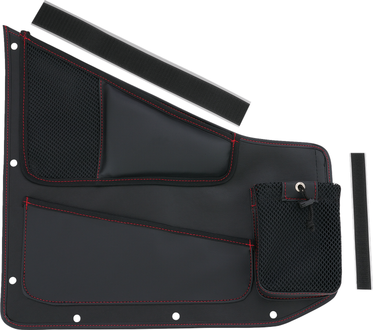 Show Chrome - Kaliber Organizer - Left - Black & Red - Console Organizer - H44-7DRED