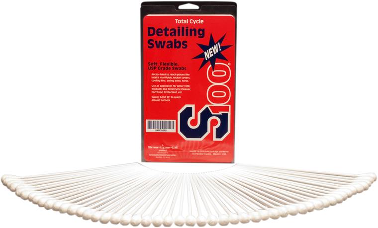S100 - Detail Swabs - 50 Pack - Detailing Swabs - 12026S
