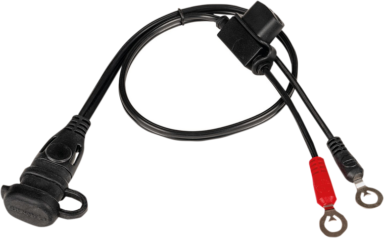 Tecmate - Optimate Permanent Battery Lead - 1/4" Eyelet Battery Connection Lead - O-01