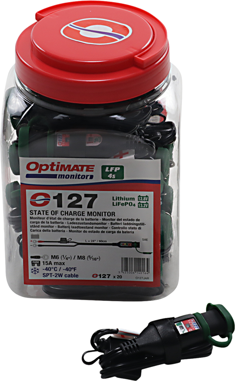 Tecmate - Cord with Tester Lithium Jar/20 - Tester Cord - O-127JAR