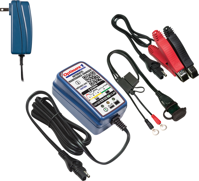 Tecmate - Battery Charger/Maintainer - Optimate 1 Voltmatic Bronze Series Battery Charger/Maintainer 0.6A - TM-401A
