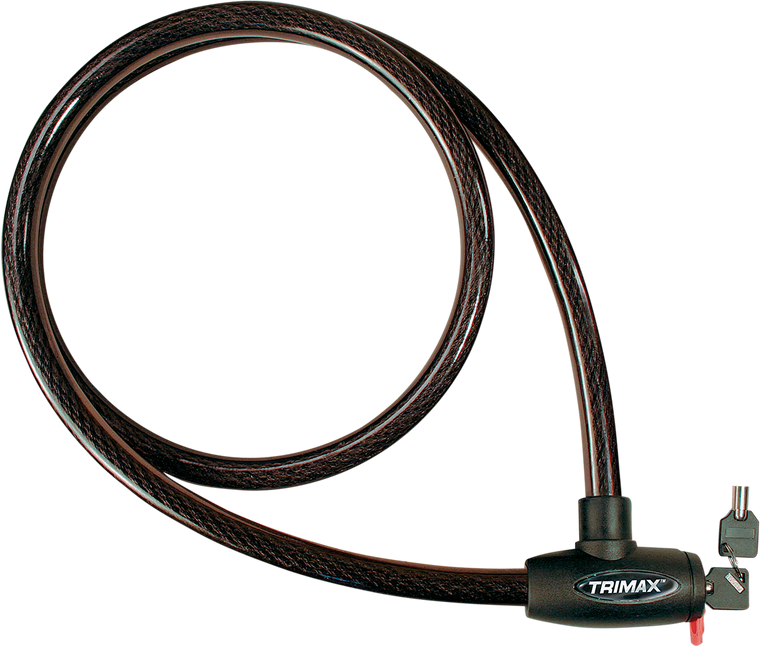 Trimax - Quadra Braid Lock - 72" - Trimaflex Max Security Braided Cable - TQ2072