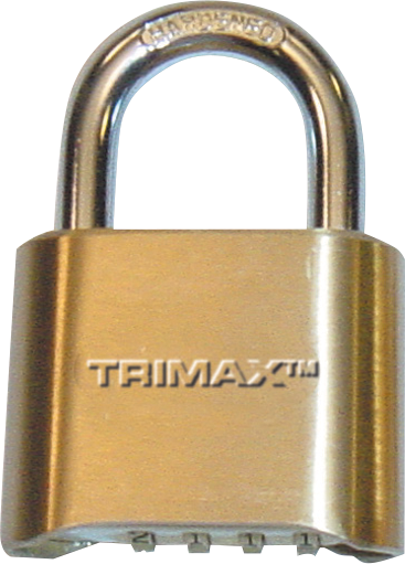 Trimax - Combo Padlock - Resettable Combination Padlock - TPC125