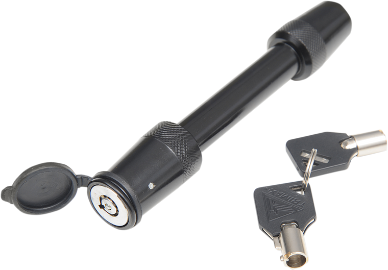 Trimax - Receiver Lock - With Key - 5/8" - Black - Machined Hardened Steel Locking Pin - T3 BLACK