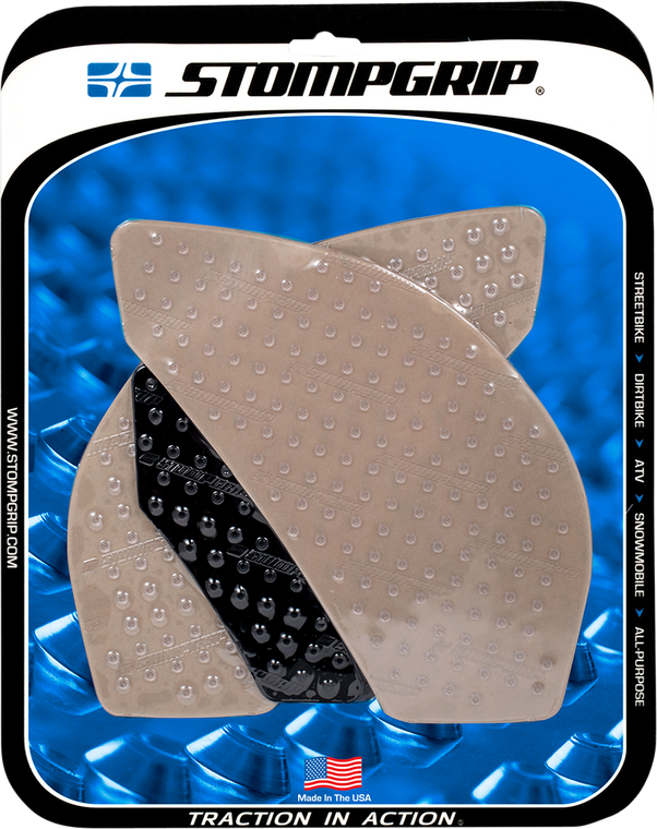 Stompgrip - Traction Kit - Clear - Kawasaki - Volcano Profile Traction Pad Tank Kit - 55-10-0037H Stompgrip - Traction Kit - Clear - Kawasaki - Volcano Profile Traction Pad Tank Kit - 55-10-0037H