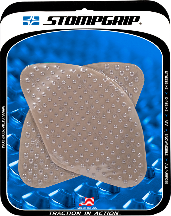 Stompgrip - Traction Kit - Clear - BMW/Suzuki - Volcano Profile Traction Pad Tank Kit - 55-10-0051C