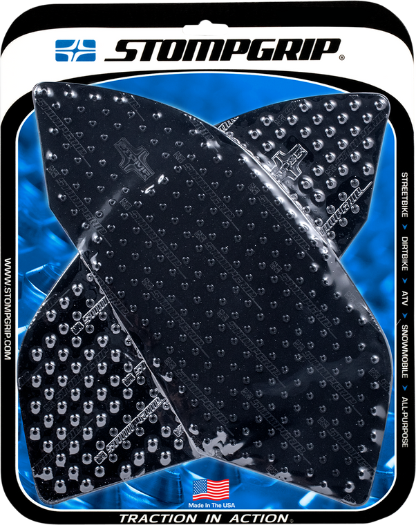 Stompgrip - Traction Kit - Black - Aprilia - Volcano Profile Traction Pad Tank Kit - 55-10-0075B