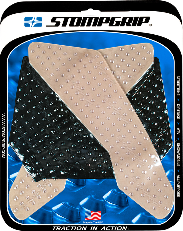 Stompgrip - Traction Kit - Clear - Honda - Volcano Profile Traction Pad Tank Kit - 55-10-0142H