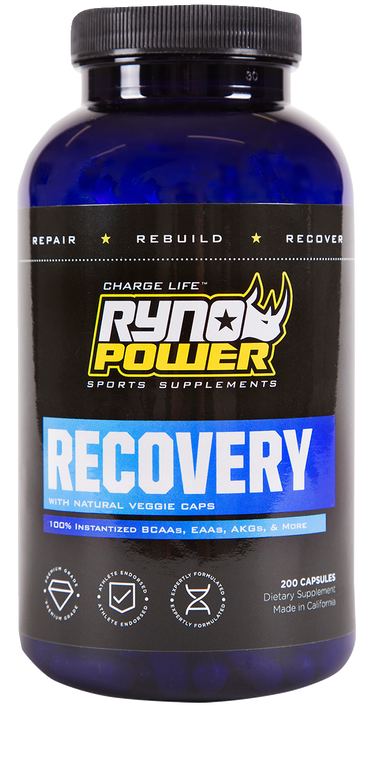 Ryno Power - Recovery Capsules - 200 ct. Bottle - Recovery Post-Workout Supplement - 500 Ryno Power - Recovery Capsules - 200 ct. Bottle - Recovery Post-Workout Supplement - 500
