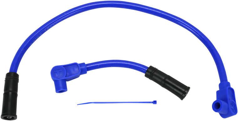 Sumax - 10.4 mm Spark Plug Wire - '00-'17 FXST - Blue - 409 Pro Race Custom-Fit Spark Plug Wire Kit - 40631