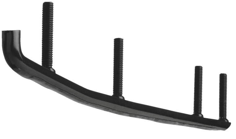 Woody's - Top-Stock Hard Surface Bar - 4" - 60° - Top-Stock Hard Surface Wear Bars - HSY-6550