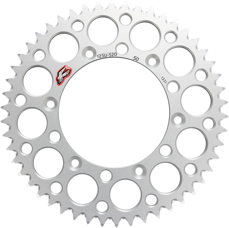 Renthal - Sprocket - Suzuki - 50-Tooth - Rear Sprocket - 123U-520-50GYSI