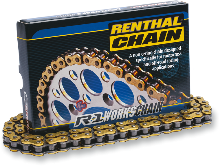 Renthal - 520 R1 - Works Chain - 120 Links - 520 R1 Works Chain - C128 Renthal - 520 R1 - Works Chain - 120 Links - 520 R1 Works Chain - C128