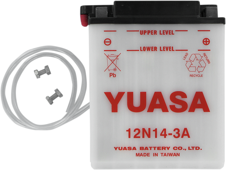 Yuasa - Battery - Y12N14-3A - Conventional Battery  12 V - YUAM2241B