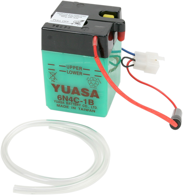 Yuasa - Battery - Y6N4C-1B - Conventional Battery  6 V - YUAM26C4B