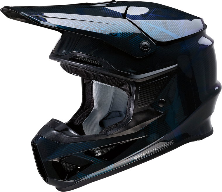 Moose Racing - F.I. Helmet - Agroid Camo - MIPS - Iridescent Blue - 2XL - F.I. Agroid Camo MIPS Helmet - 0110-7757